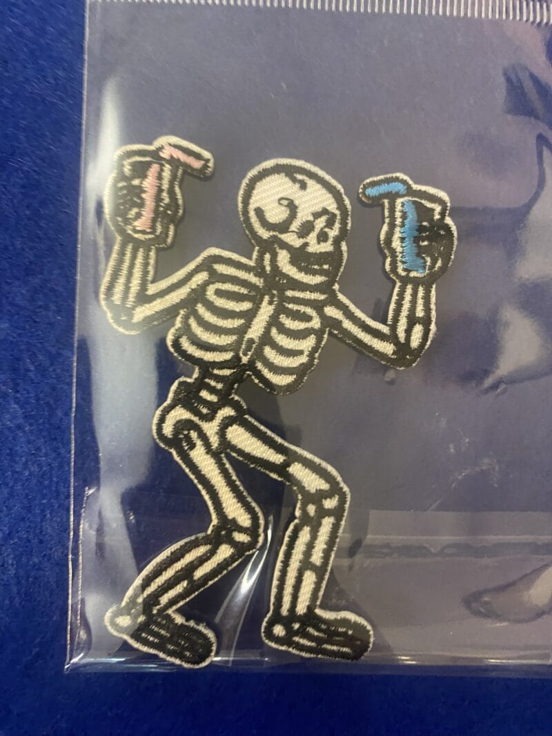 Drinking Skeleton Patch