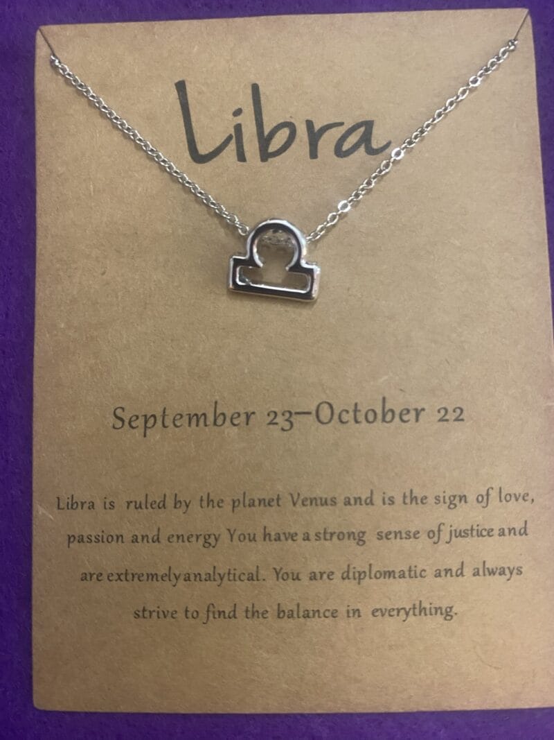 Libra zodiac Necklace