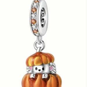 Pumpkin Hedgehog Charm