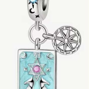 The Chariot Tarot Charm