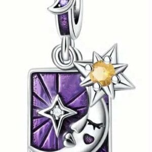 The Moon Tarot Charm